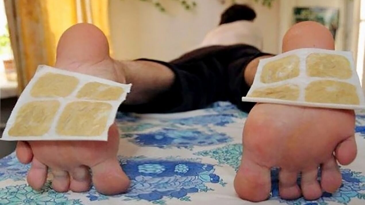 mustard plaster on feet as a way to increase potency