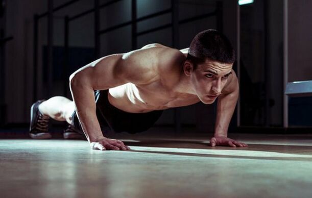 Push-ups are effective in increasing male libido