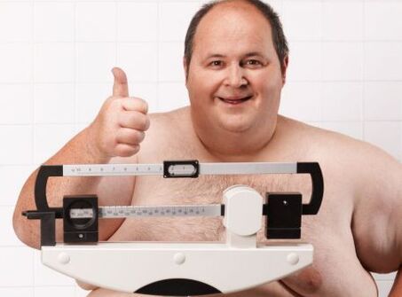 Obesity is one of the causes of decreased male potency